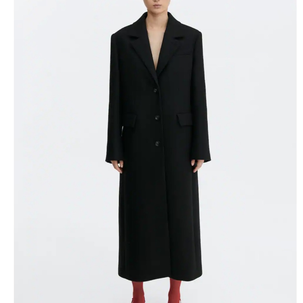 Mango Structured Wool Coat